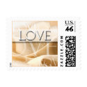 Cream Rose Love Wedding Postage postage by TDSwhite_Wedding Cream Rose Love Wedding Postage postage