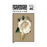 Cream Rose Save the Date Stamp