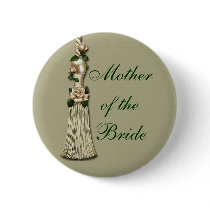 Cream Rose Tassle and Sage Green buttons