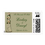 Cream Rose Tassle and Sage Green