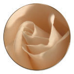 Cream Rose Wedding Envelope Seal Round Stickers