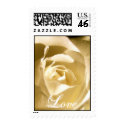 Cream Rose Wedding Postage_Vertical Design postage by epclarke Cream Rose Wedding Postage_Vertical Design postage