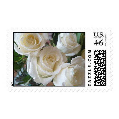Cream Roses Postage stamp