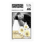 Cream Roses & Swirls *01 Announcement Stamps /