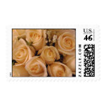 Cream Roses Wedding Postage Stamp