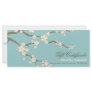 Cream Sakuras Cherry Blossoms Gift Certificate Rack Card