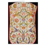 Cream satin chasuble, Naples, late 17th century cards
