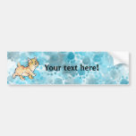 Cream Tabby Manx Kitty Bumper Stickers