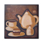 Cream tea fridge magnets