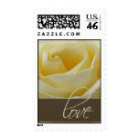 Cream White Bridal Rose postage