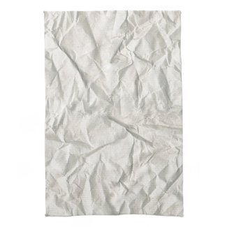 Cream Wrinkled Paper Texture Hand Towels
