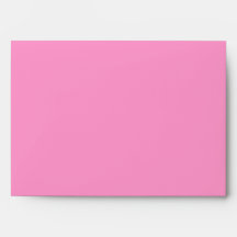 Creamy Carnation Pink Envelope