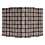 Creamy Cocoa Basket Weave binders