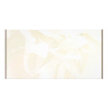 Creamy creative art work personalized photo card