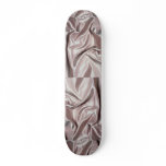 Creamy pink colored silk cloth skateboard