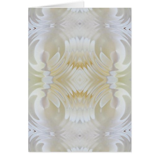 Creamy Ripples Greeting Card