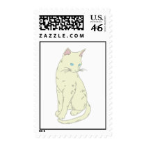 Creamy siamese Cat Postage