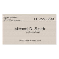 creamy texture, full information profile cards business card