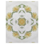 Creamy Yellow Rose Kaleidoscope Art 1 Letterhead Template