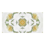 Creamy Yellow Rose Kaleidoscope Art 1 Customized Photo Card