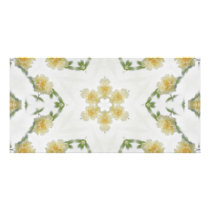 Creamy Yellow Rose Kaleidoscope Art 2 Personalized Photo Card