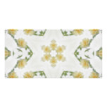 Creamy Yellow Rose Kaleidoscope Art 2 Personalized Photo Card