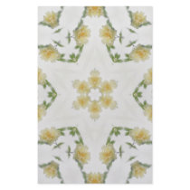 Creamy Yellow Rose Kaleidoscope Art 2 stationery