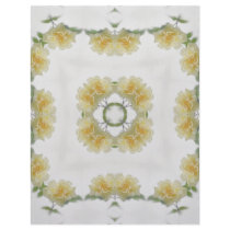 Creamy Yellow Rose Kaleidoscope Art 3 letterhead