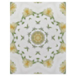 Creamy Yellow Rose Kaleidoscope Art 4 Customized Letterhead