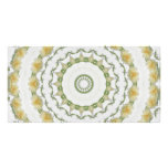 Creamy Yellow Rose Kaleidoscope Art 5 Photo Cards