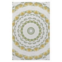 Creamy Yellow Rose Kaleidoscope Art 5 stationery