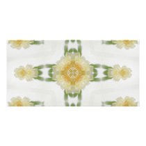 Creamy Yellow Rose Kaleidoscope Art 6 photo cards