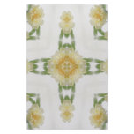 Creamy Yellow Rose Kaleidoscope Art 6 Stationery Design