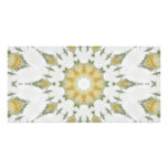 Creamy Yellow Rose Kaleidoscope Art 7 Photo Cards