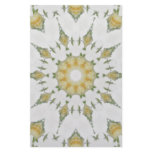 Creamy Yellow Rose Kaleidoscope Art 7 Customized Stationery