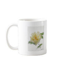 Creamy Yellow Rose mugs