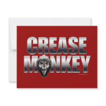 Crease Monkey invitations by eBrushDesign Crease Monkey invitations