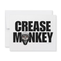 Crease Monkey Invitation by eBrushDesign Crease Monkey Invitation
