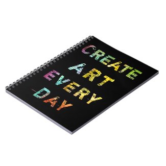 Create Art Every Day Spiral Notebooks