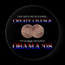 Create Change with Obama buttons by nemos1271 Create Change with Obama buttons