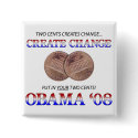Create Change with Obama buttons