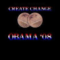 Create Change with Obama t-shirts by nemos1271 Create Change with Obama t-shirts