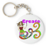 Create Colorful Mermaid Muse Key Chain