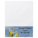 Create Custom Flyers for Spring! Iris Flowrers