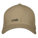 create embroidered hats