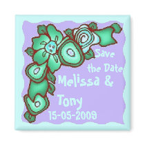 Create It Save the Date / Wedding Favor Magnet by dizzypixels Create It Save the Date / Wedding Favor Magnet