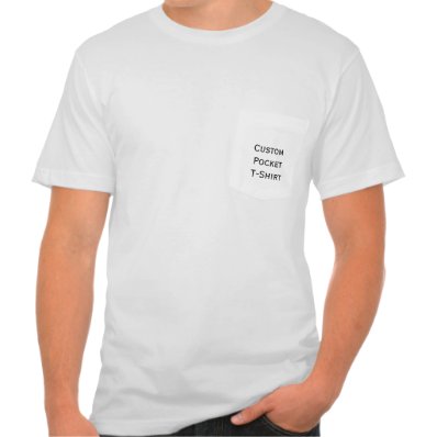 Create Mens Custom American Apparel Pocket T-Shirt