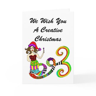 Create Mermaid Muse Creative Christmas card