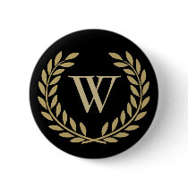 Create Your Decorative Monogram Pinback Buttons