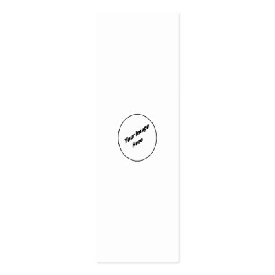 Create Your One Of A Kind Bookmark Business Card Template